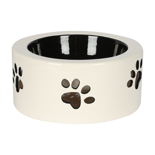 Custom Logo Designer Raised Ceramic Pet Food Bowl